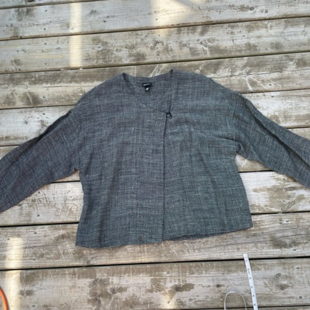 Eileen fisher viscose/ linen cardigan/ blazer size S